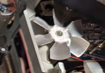 Cooling fan inside the VTC 5600P